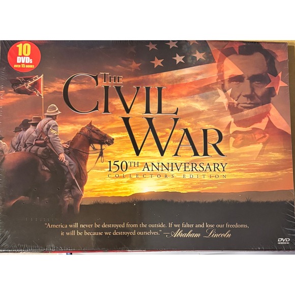 Image Entertainment Other - The Civil War 150th Anniversary Collectors Edition 10 DVD Set Over 15 Hours New